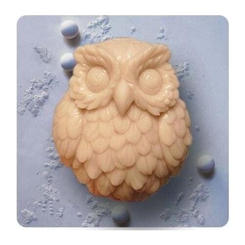 New Owl Craft Art Silicone Soap mold Craft Molds DIY Handmade soap molds