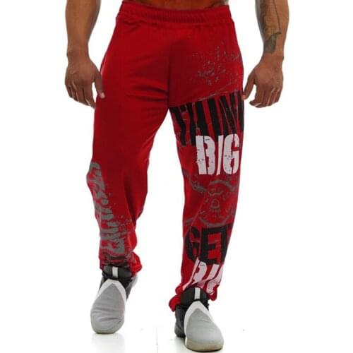New Jogging Pants Men Sport Sweatpants Running Pants GYM Pants Men Joggers Cotton Trackpants Slim Fit Pants Bodybuilding Trouser