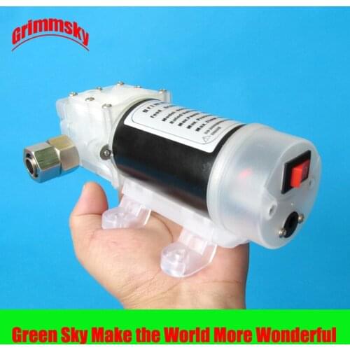 New non-toxic,tasteless,odorless max. 13L/Min. big flow rate with On/Off button and DC jack food grade 80W diaphragm pump 12v