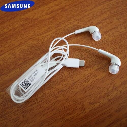Original Samsung Type C Earphone In-Ear With Mic Wired Control Bass Headset For Galaxy S21 S20 FE Note 10 Plus A90 A80 A60 A8S
