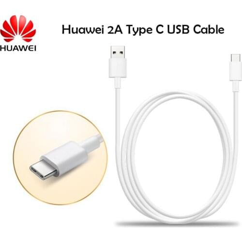 Original Huawei 2A Type C USB Cable 100cm Data Transmission Line For P20 Lite P10 P9 Plus Nova 5i 5 3e 3 Honor 9 10 Lite V10 9X