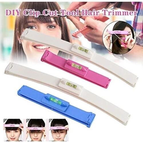 Rofessional Bangs Trimmer Bangs Artifact Hair Tail Ruler DIY Tools Hair Cutting Pruning Bangs Hairdressing Hair Cutting Scissor