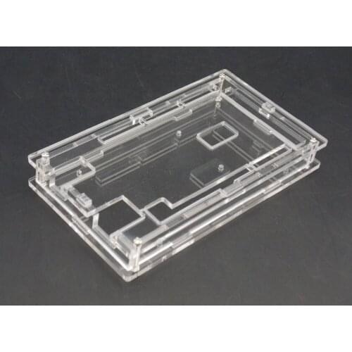 Enclosure Transparent Gloss Acrylic Box Compatible for Mega 2560 R3 Case