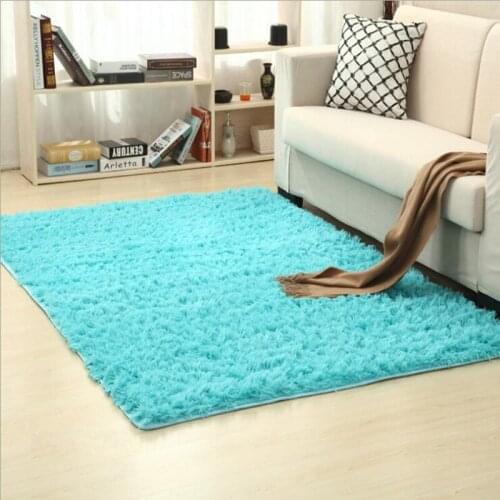 Fluffy Anti-skid Shaggy Area Rug Yoga Carpet Home Bedroom Floor Dining Room Mat Living Room Faux Fur Area Rug Home textile