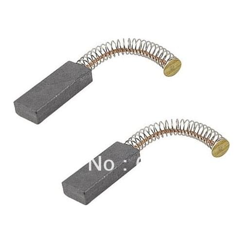 Lot2 Spring and Wires 6x11x32mm Electric Grinder Motor Carbon Brushes Power Tool 15/64"x7/16"x1.26"for Dust Collector Cleaner