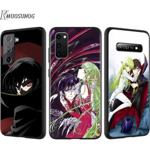 Silicone Cover Code Geass Anime For Samsung Galaxy S21 S20 FE Ultra S10 S10E Lite S9 S8 S7 Edge Plus Phone Case