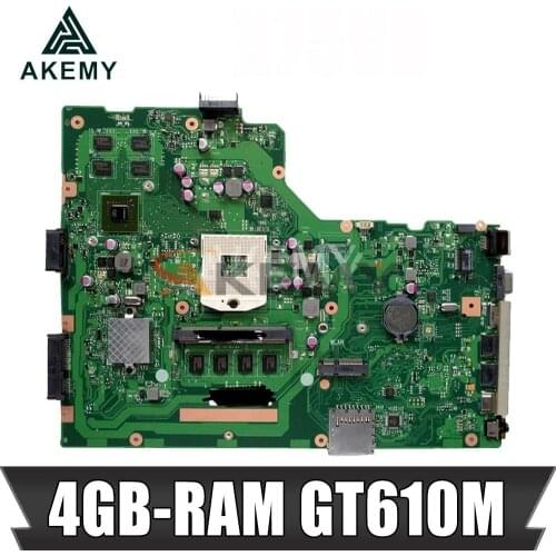 X75VB Laptop motherboard for ASUS X75VB X75VD X75V original mainboard HM70 4GB-RAM GT740M/GT720M