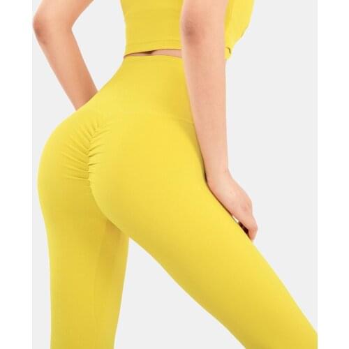 Women Fitness High Waist Legging Tummy Seamless Energy Gymwear Workout Running Activewear Yoga Pant Hip Lifting Trainning Wear