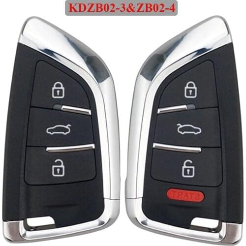 1/2/3pcs/lot KD ZB Smart Key ZB02-3 ZB02-4 3 buttons 4 buttons Remote Car Key Remote for KD Machine for B MW style