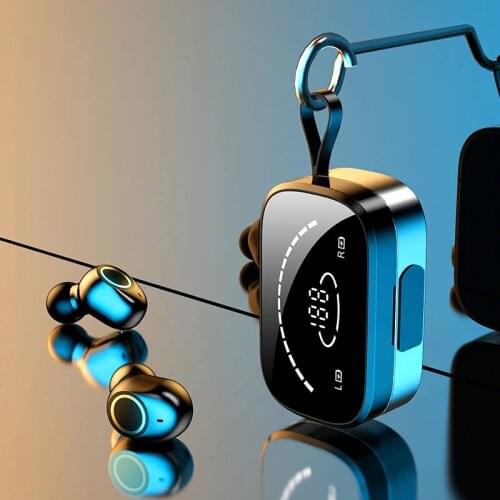 100pcs NEW S20 TWS reflective design Wireless Earphones TWS Touch Control Stereo Sports Earbuds Waterproof With Mic Headset