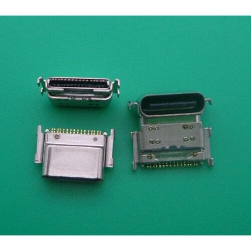 2PCS/LOT Type C USB Connector Charging Port Socket For LG k50s Dock Port Repair Parts Replacement