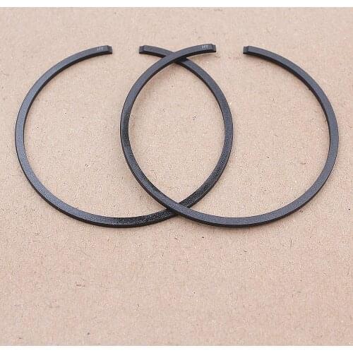 2pcs 42mm x 1.5mm Piston Rings For Husqvarna 42 45 242 246 343 F / FR / FRM 343 R / RX 345 F / FR / FRM Chainsaw Part 503289005