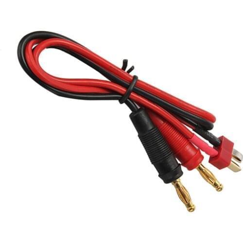 34cm RC Connector Cable T Plug RC Battery Charge To 4mm Banana Connector For IMAXs B6 B6AC B8 Chargers