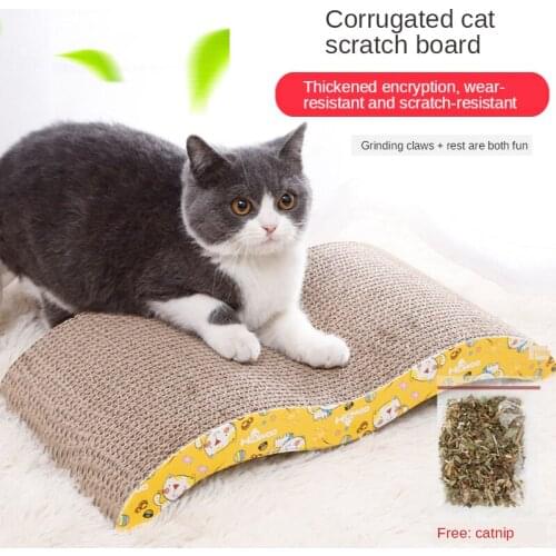 44 * 21CM pet cat scratching board corrugated mill scratching board scratching supplies