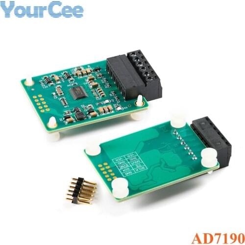 AD7190 ADC High Precision Strain Acquisition Module 24Bit Pressure Acquisition Board Module Strain Bridge