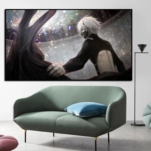 Blood Kaneki Tokyo Ghoul Anime Poster Anime Manga Wall Art Print Decor Poster,20 x 28 Inches,No Frame