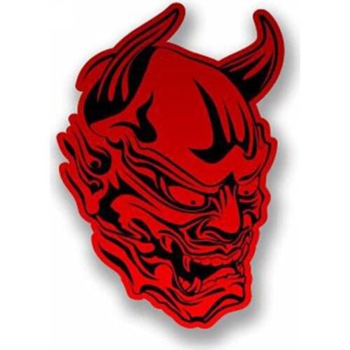 Aliauto Personality Car Sticker 3D Red Devil Waterproof Sunscreen Vinyl Sticker Decal Motorbike Helmet LaptoAccessories,13cm*9cm