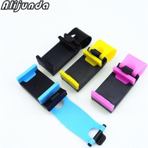 Car Steering Wheel Mount Holder Car Mount Bracket Rubber Band For Mitsubishi ASX/Outlander/Lancer Evolution/Pajero/Eclipse/Grand