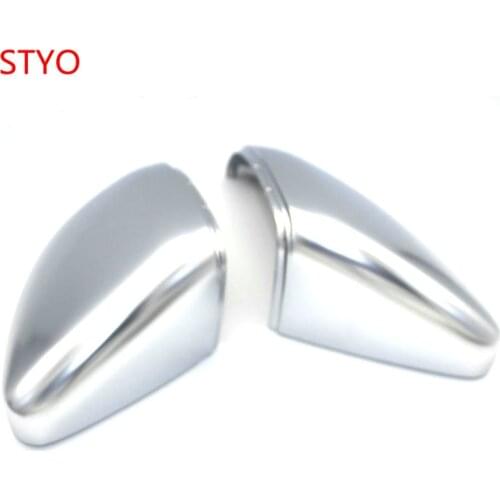 STYO Car ABS Chrome Rearview Mirror Case Cover Trim For VW Golf 7 MK7 Golf R