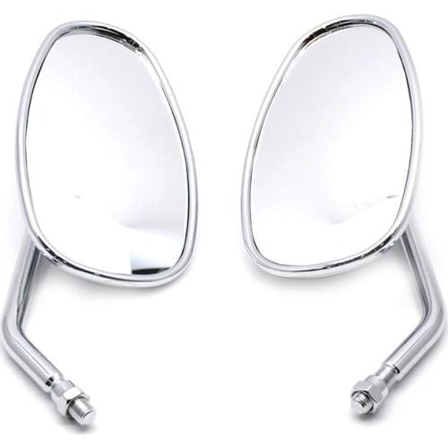Hrome Motorcycle Side Mirrors For SUZUKI VL1500 VL1800 VS1400 M109R VZ800