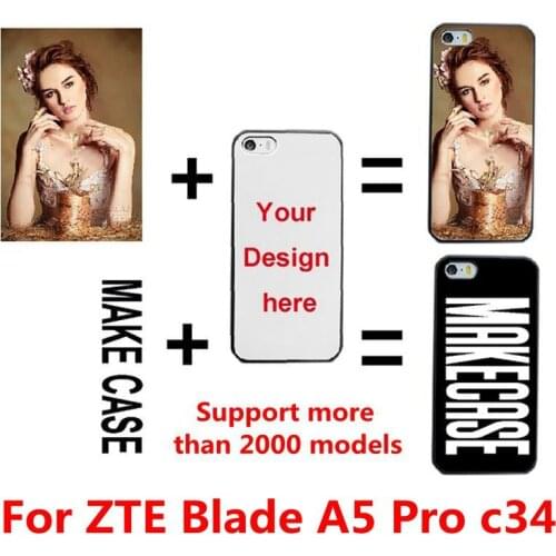 DIY Personalized custom photo name Customize printing your design picture cover case for ZTE Blade A5 Pro c34