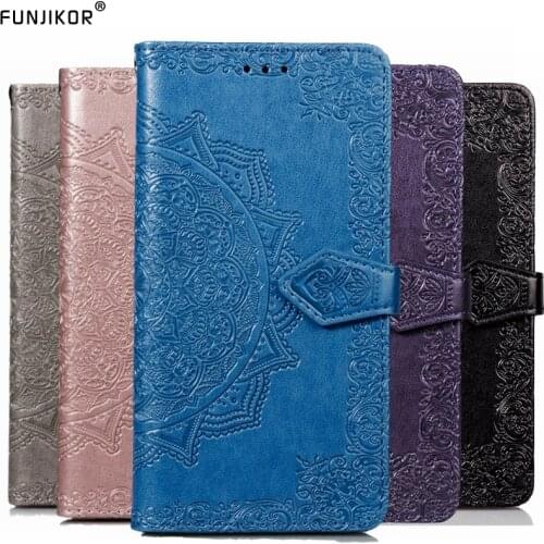 Honor 10i HRY-LX1T Cover Silicone Back Leather Flip Case For Huawei P Smart Plus 2019 FIG-LX1 POT-LX1 INE-LX1 Phone Wallet Cases