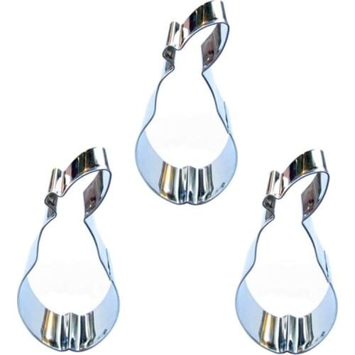 Big pear shape 3 piece biscuit cutting molds, baking tools, cake decorating soft candy tools