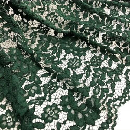 LASUI 1 meter/1 lot 6 colors Hollow cord cotton thread eyelash lace fabric French lace Plush material Dress fashion cloth C0231