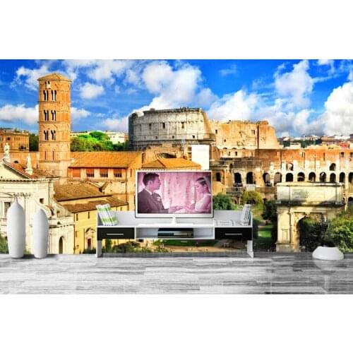 Custom Italy Houses Ruins Rome Ancient Rome Cities wallpapers papel de parede,living room TV wall bedroom photo mural wallpaper