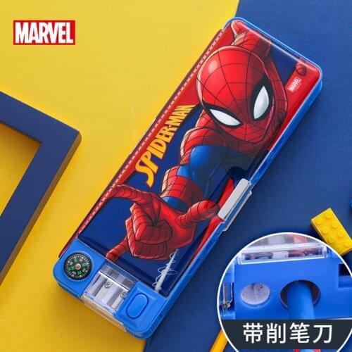 Authentic Disney Stationery Box Primary School Pupils Multifunctional Pencil Case Female 1-3 Grade Childrens Pencil Case