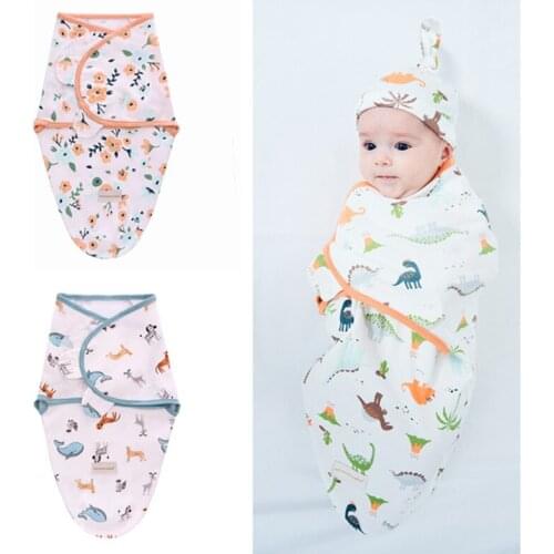 Baby Girls Boys Swaddle Blanket Pure Cotton Swaddling Wrap Newborns Receiving Blankets Infant Sleep Sacks Envelope Sleeping Bag