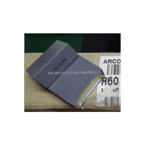 10PCS R60 MKT 1UF K 400V 105 P=22.5MM FILM CAPACITOR