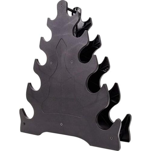 Dumbbell Bracket Triangle Leaves Tree Rack Stands Weight Lifting Holder Home Exercise Fitness Gym Equipment (Rack Only)