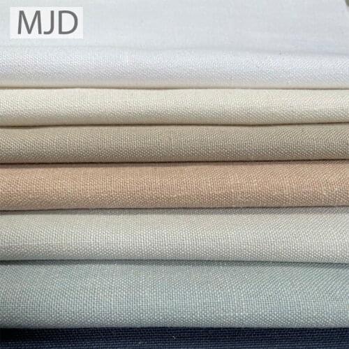 100% Pure Polyester Linen Woven Texture Sofa Pillows Home Decoration Patchwork Fabrics By Yard/Half-yard DIY Sewing