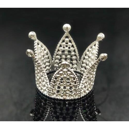 Valentines Day Alloy 7-Corner Birthday Cake Decoration Crown Baking Decoration Cake Decoration