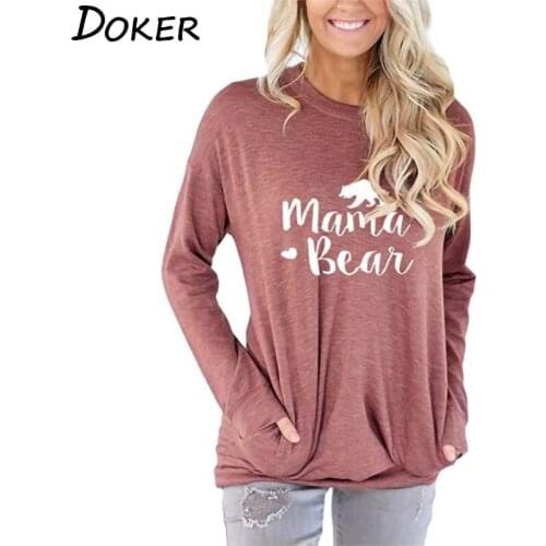 Letter Print Long Sleeve T Shirt Women Clothes Autumn O-neck Fashion Oversize Loose T-shirt Tops Casual Tee Shirt Femme