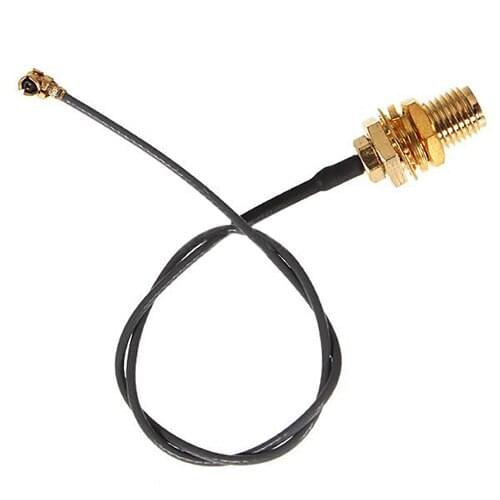 2 pcs. WLAN Antennas Pigtail HIROSE u.fl SMA Box adapter cable IPEX RSMA 20cm