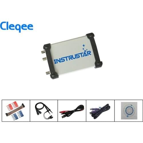 2018 ISDS205X Virtual PC USB oscilloscope DDS signal and logic analyzer 2CH 20 MHz bandwidth 48MSa / s 8bit ADC FFT analyzer