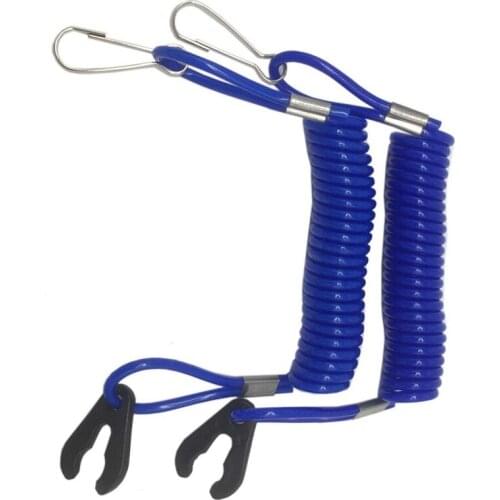 2x Boat Outboard Engine Motor Kill Stop Switch Safety Tether Lanyard for Yamaha