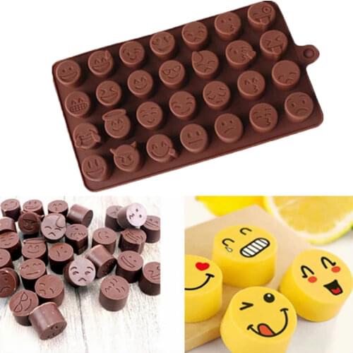 Varied Face Expressions Smile/Angry/Funny Silicone Chocolate Mould Cake Decorating Fondant Pastry Decoration Tools Mould