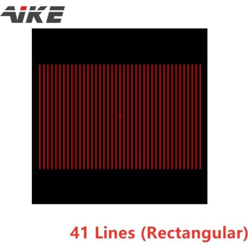AIKE High Stability 41 Lines (Rectangular) 450nm/520nm/650nm/658nm/808nm Laser Diode Module DOE Laser Module for Laser Scanning