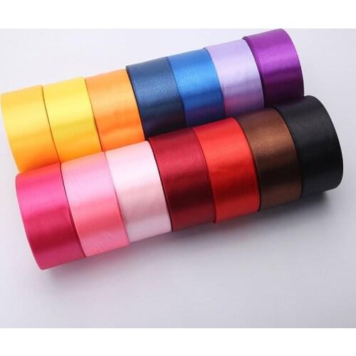 4cm 22 Meters Cheap Satin Ribbon For Arts Crafts & Sewing Christmas Wedding Party Decoration Gift Wrap Handmade DIY Material