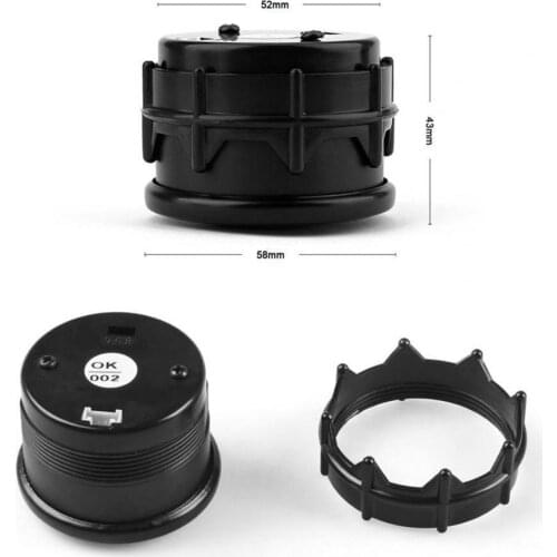 Oil Temp Gauge 2-Inch Sensitive Anti-rust Car LED Digital Oil Temperature Gauge for 12V Vehicles