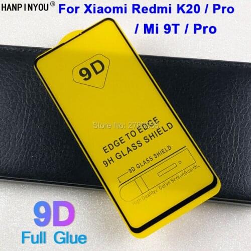 For Xiaomi Redmi K20 Pro / Mi 9T Pro 6.39" 5D 6D 9D Full Glue Cover Toughened Tempered Glass Film Screen Protector Guard