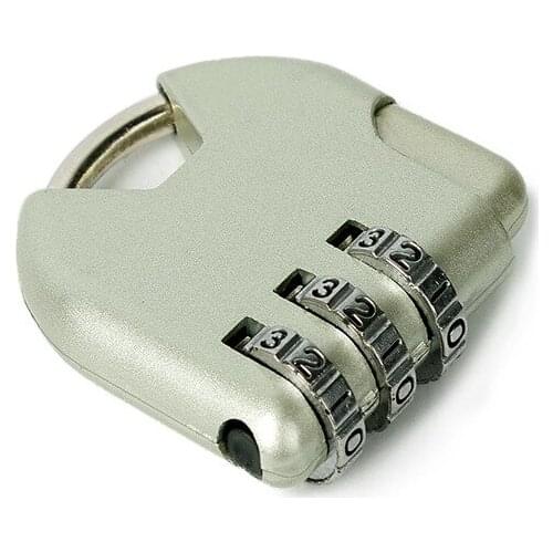 3 Digit Combination Luggage Code Lock Password Padlock Mini Suitcase Lock door locker password