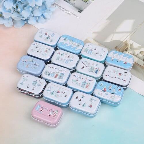 Colorful Mini Tin Box Tablet Box Mini Cute Medicine 7Day Weekly Storage Pill Case Organizer Health Care Pill Box