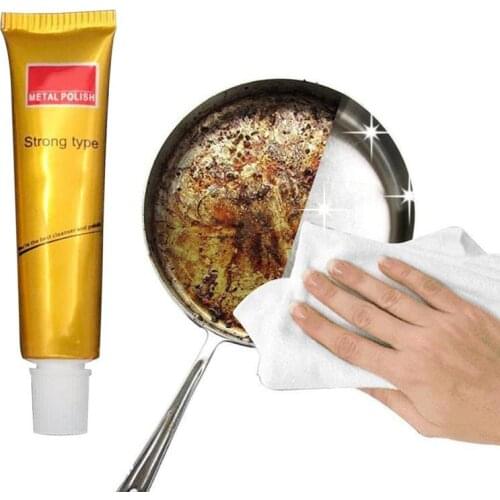 Kitchen Steel Household Washing Pot Rust Metal Decontamination Polishing Cream Multifunctional Paste Remover F9N5