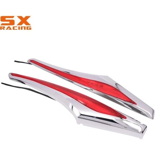 Motorcycle Saddlebag Accent Swoop LED Light Case Cover For HONDA GOLDWING Gold Wing 1800 GL1800 & F6B 12-15 Turn Signal Lights