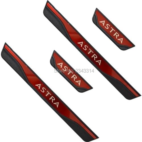 For Vauxhall Opel Astra H J K 2010-2019 2020 Accessories Stainless Door Sill Kick Scuff Plate Guard Pedal Trim Cover Car Styling