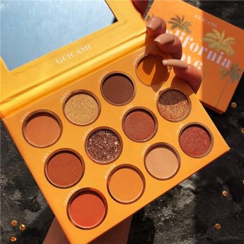 High-grade earth color eyeshadow palette super fire glitter pink pearl waterproof waterproof beginner unicorn makeup net red